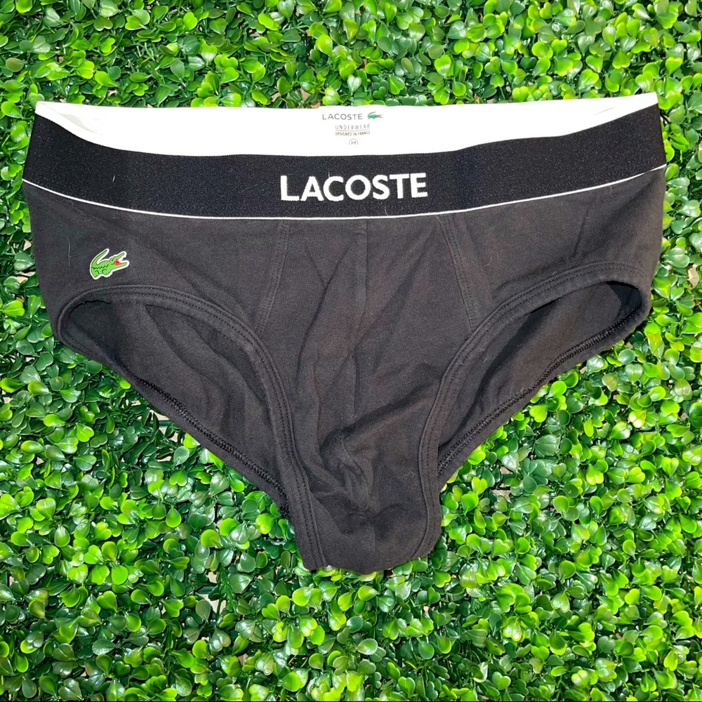 Men’s Black Briefs from Lacoste - M